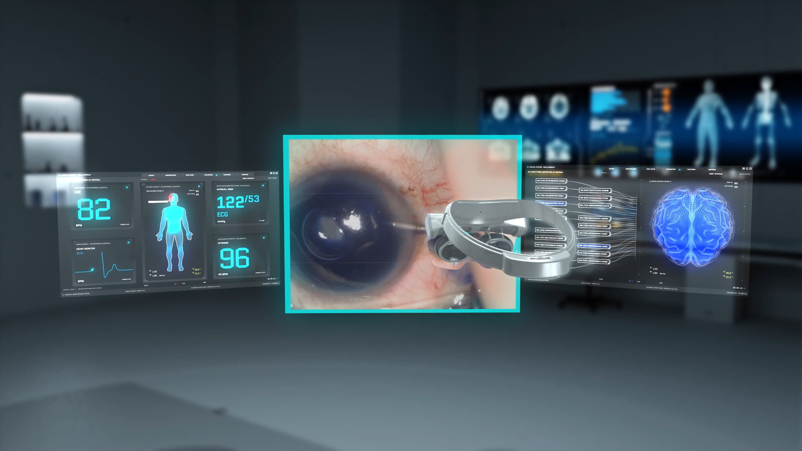 Macula with green area maping scotoma